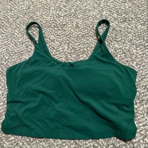 Green lululemon tank top